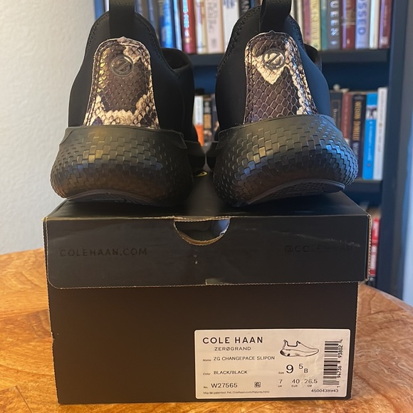NIB Cole Haan | Black Zerogrand Changepace Slip-On Sneaker   ZL618 - Picture 15 of 16